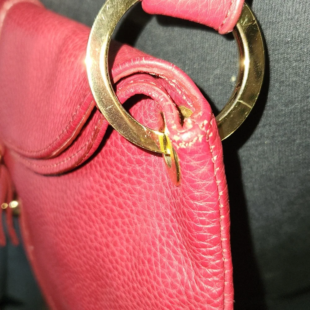 Barr+Barr Red Leather Bag - Picture 3 of 14
